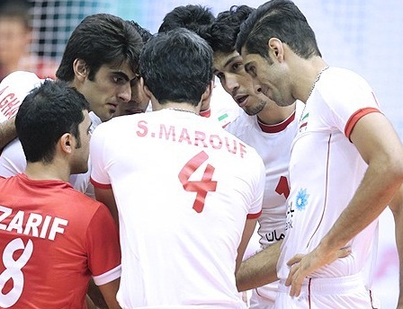 پیروزی 3 بر 0 تیم ملی والیبال ایران در مقابل آلمان 