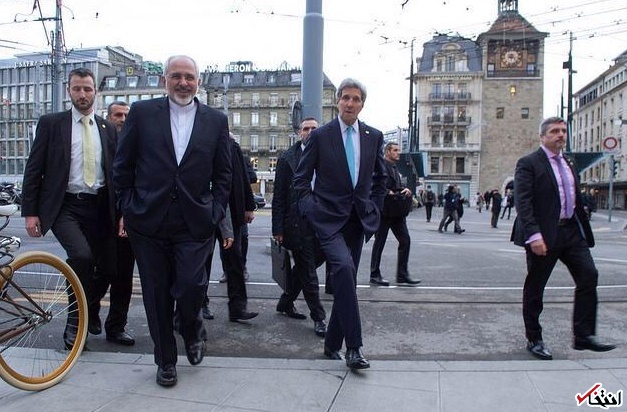 پیاده روی محمدجواد ظریف و جان کری در خیابان های ژنو + تصاویر