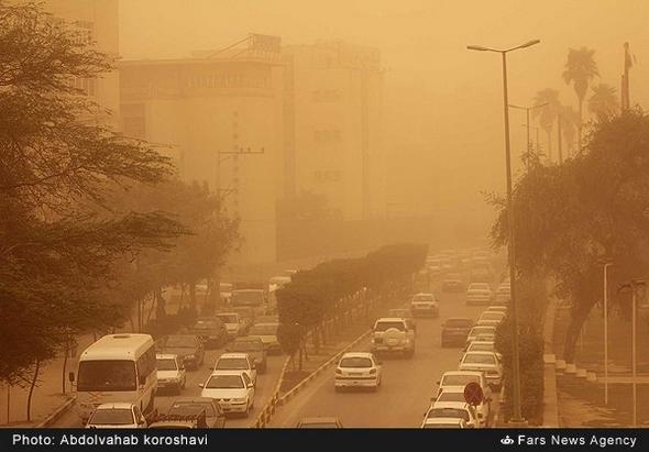 تصاویر : گرد و غبار شدید در خوزستان