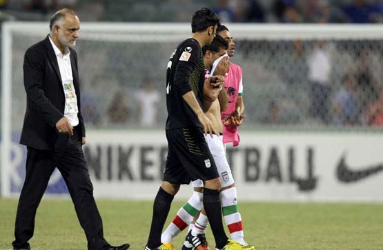 تصاویر: گريه بازيکنان ايران بعد از حذف از جام‌ملت‌ها‌