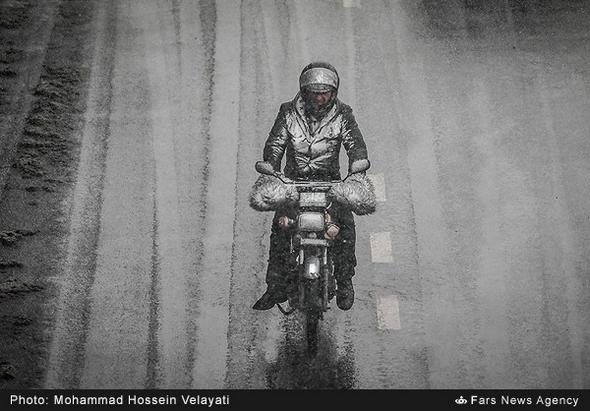 تصاویر : بارش برف در تهران