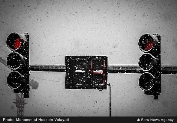 تصاویر : بارش برف در تهران