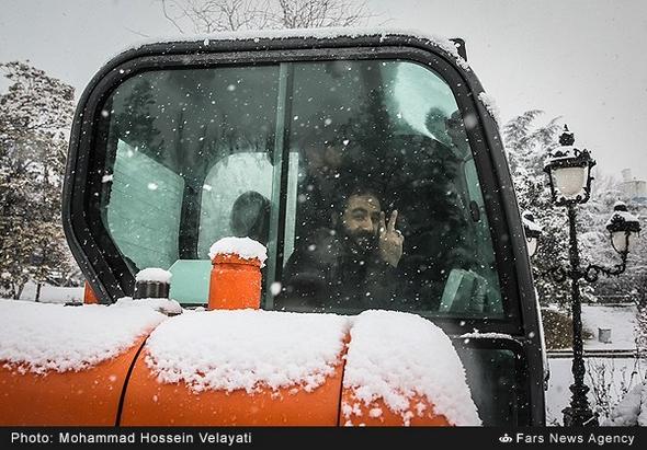 تصاویر : بارش برف در تهران