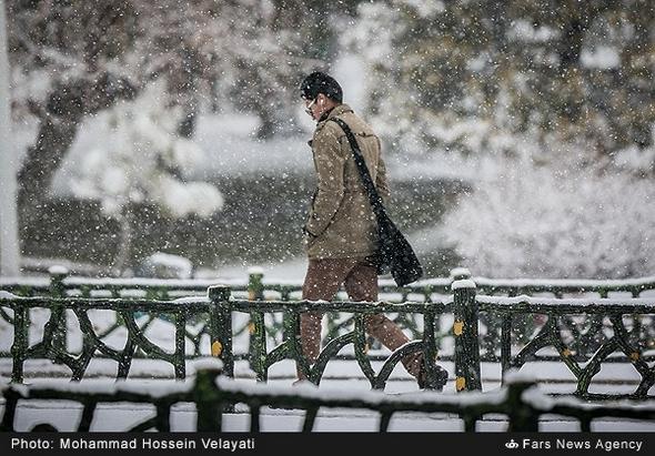 تصاویر : بارش برف در تهران