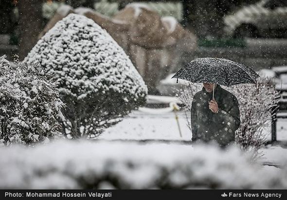تصاویر : بارش برف در تهران