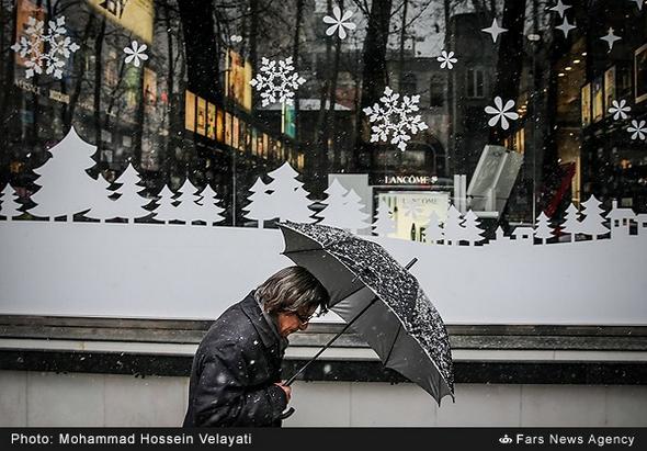 تصاویر : بارش برف در تهران