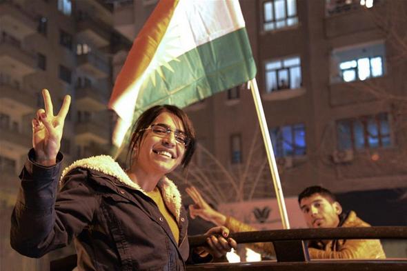 تصاویر : جشن آزادی کوبانی