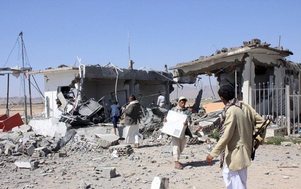 تصاویر : ادامه حملات به یمن‎