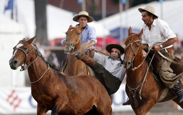 تصاویر : گاوچران های آمریکای لاتین‎