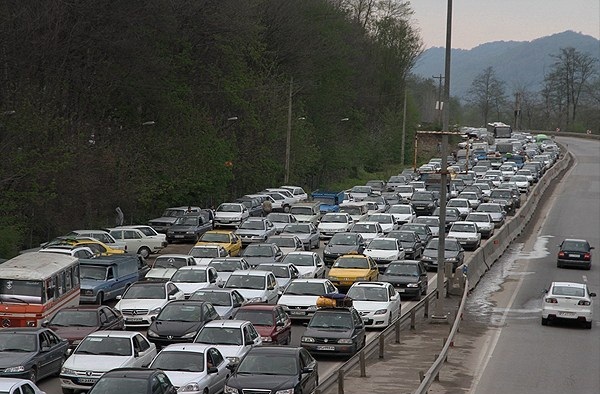 تصاویر: ترافیک سنگین «هراز»