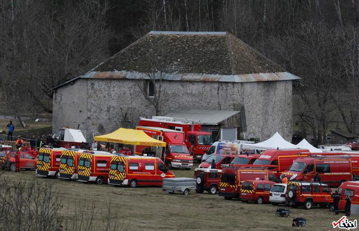 تصاویر: یافتن لاشه هواپیمای مسافربری در فرانسه