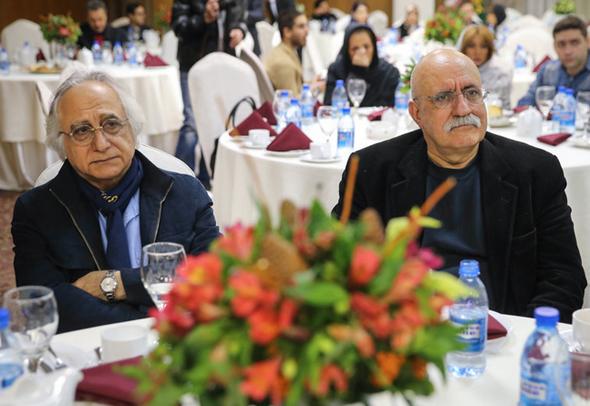 تصاویر : حضور هنرمندان در تجلیل از علی نصیریان