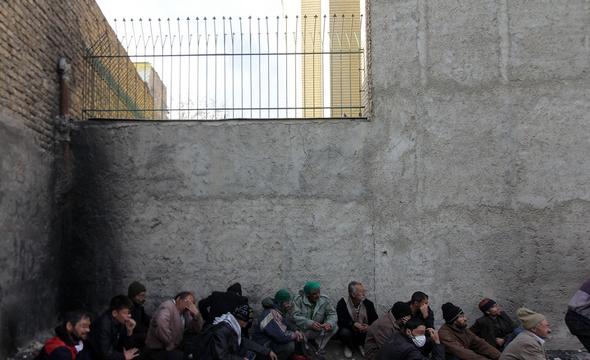 تصاویر : جمع آوری معتادین متهاجر در مشهد