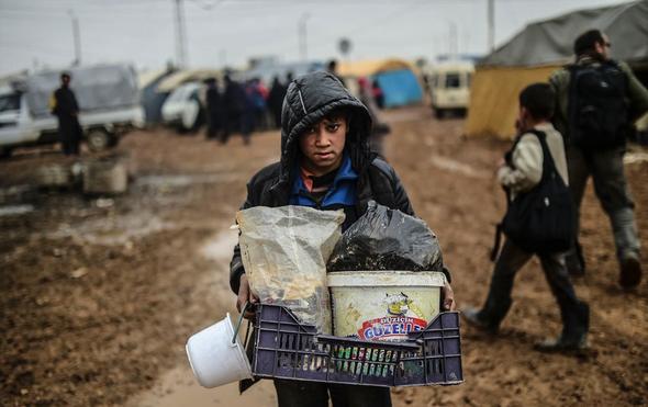 تصاویر : در کمپ آوارگان