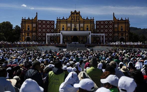 تصاویر : سفر پاپ فرانسیس به مکزیک‎