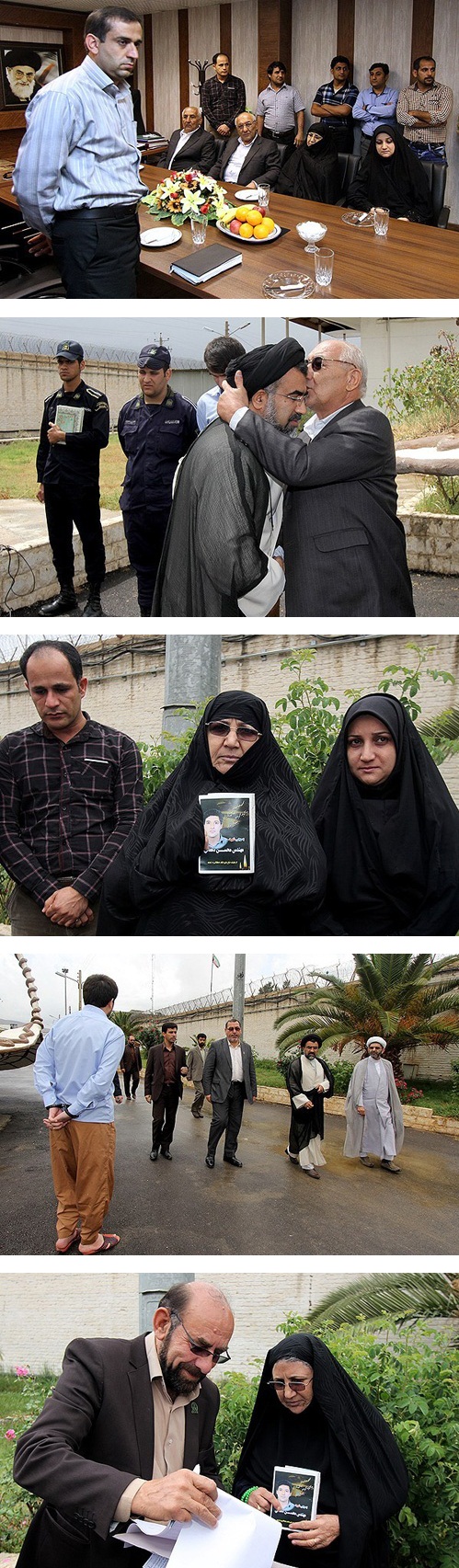 تصاویر : بخشش اعدامی پای چوبه دار