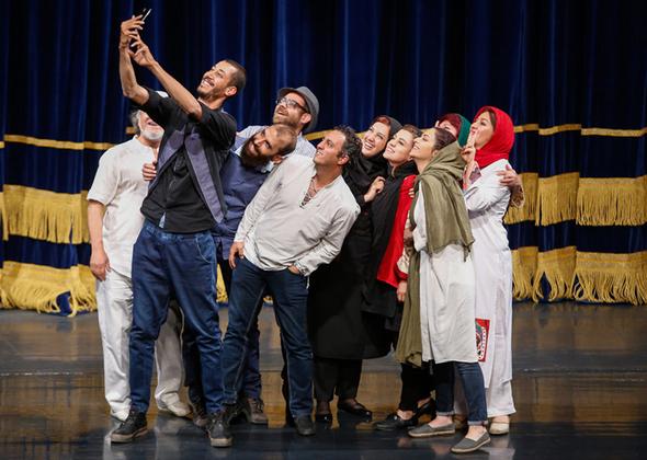 تصاویر : مراسم جشن بازیگر