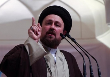 تلاش عده ای برای اخلال در سخنرانی سیدحسن خمینی در حرم امام