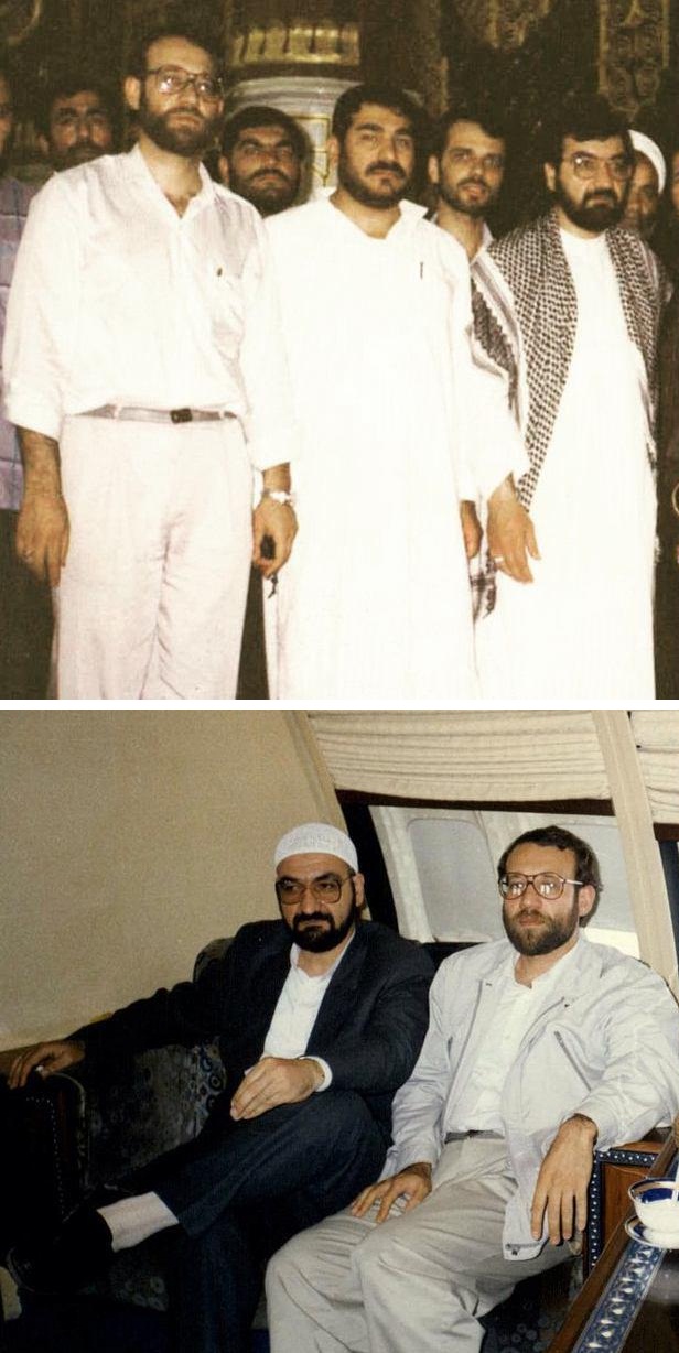 عکس : لاريجاني و رضايي 23 سال قبل
