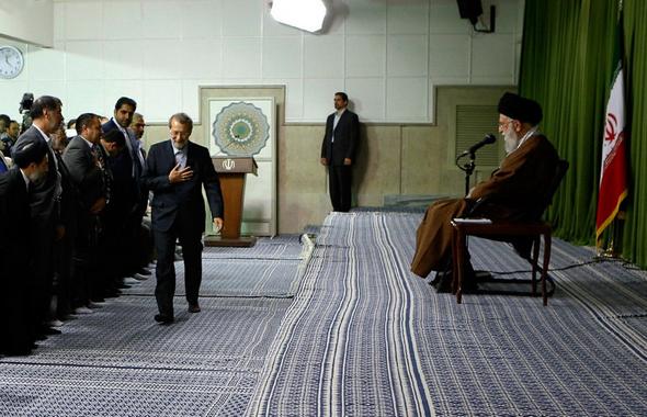 تصاویر :  دیدار رییس و نمایندگان مجلس با رهبر معظم انقلاب