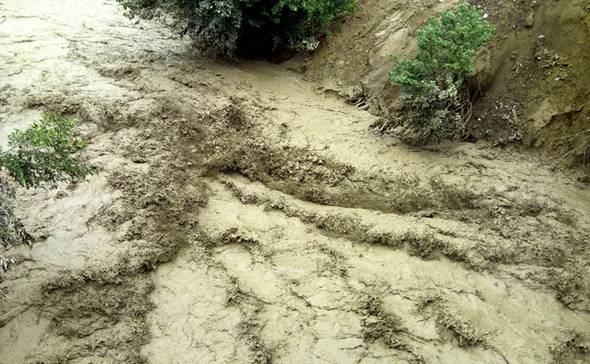 تصاویر :  خسارات سیل در چالوس