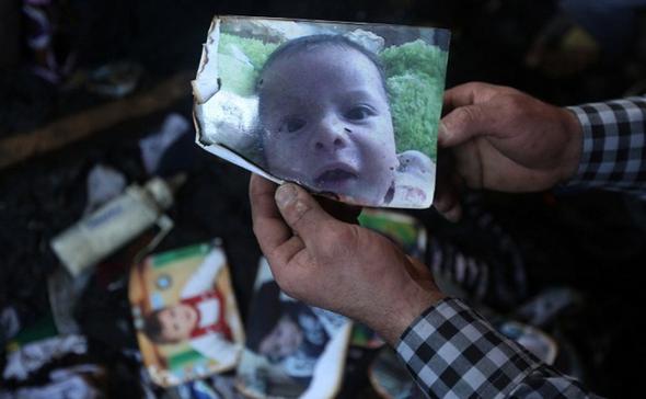 تصاویر : سوختن نوزاد در حمله یهودیان افراطی