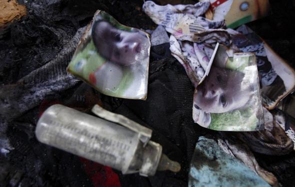 تصاویر : سوختن نوزاد در حمله یهودیان افراطی