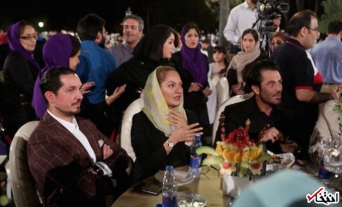تصاویر مهناز افشار و همسرش در جشن روز ملی سینما