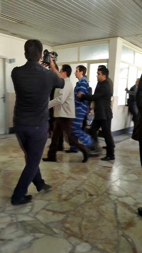 اولین تصویر از بابک زنجانی در دادگاه با لباس زندانی