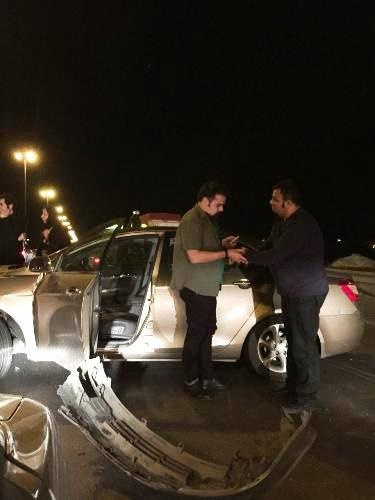 تصادف گروه ناظری در راه بازگشت به تهران