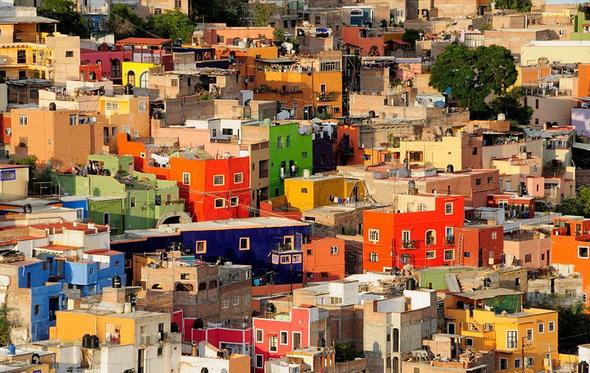 تصاویر : شهرهای رنگارنگ جهان‎