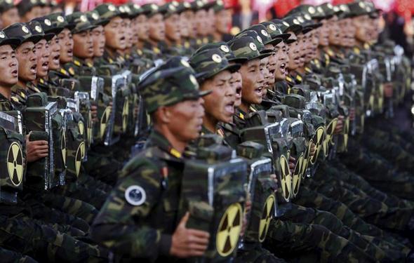 تصاویر : بزرگترین رژه نظامی کره شمالی تصاویر : بزرگترین رژه نظامی کره شمالی