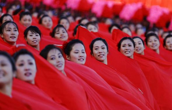 تصاویر : بزرگترین رژه نظامی کره شمالی تصاویر : بزرگترین رژه نظامی کره شمالی