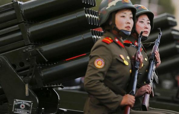 تصاویر : بزرگترین رژه نظامی کره شمالی تصاویر : بزرگترین رژه نظامی کره شمالی