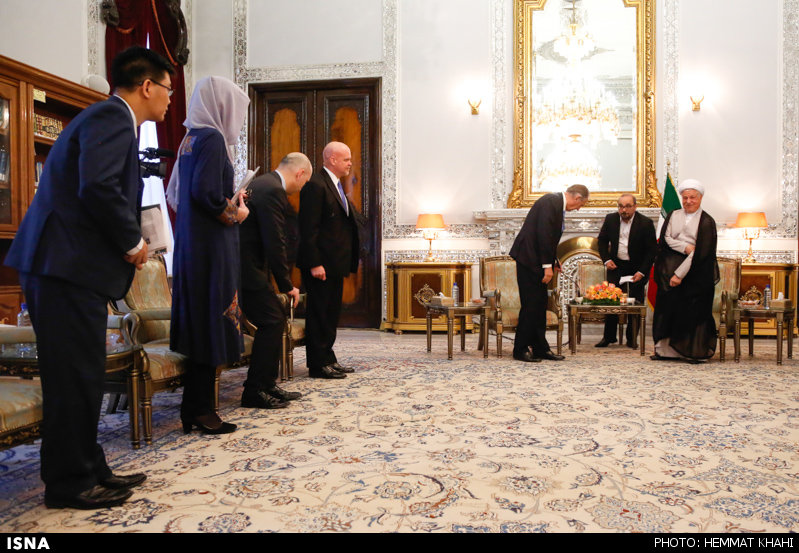تصاویر: دیدار قائم مقام دبیر کل سازمان ملل با آیت الله هاشمی