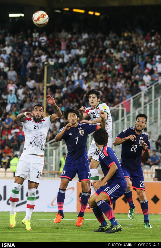 تصاویر: دیدار دوستانه تیم های ملی فوتبال ایران و ژاپن