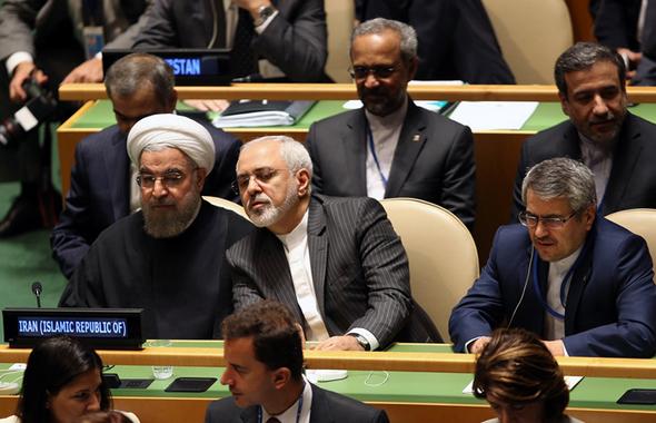 تصاویر : روحانی در مقر سازمان ملل