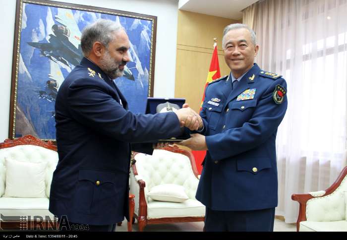 تصویر: دیدار فرمانده نیروی هوایی ایران و چین