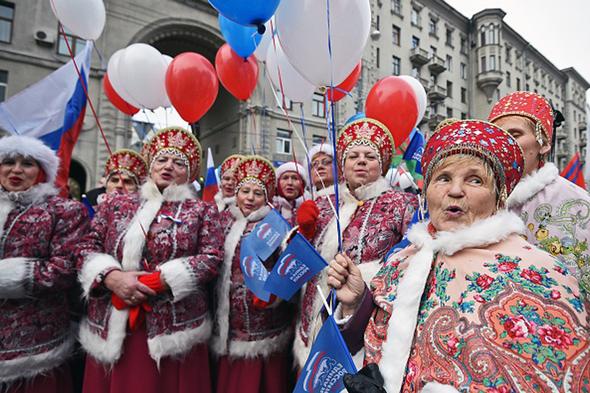 تصاویر : جشن ملی روز وحدت روسیه با حضور پوتین