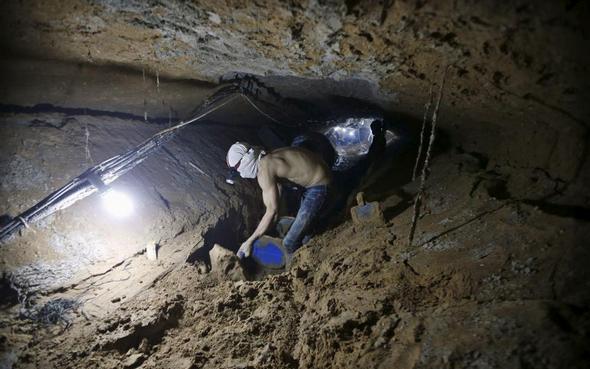 تصاویر : تونل های زیرزمینی در غزه‎