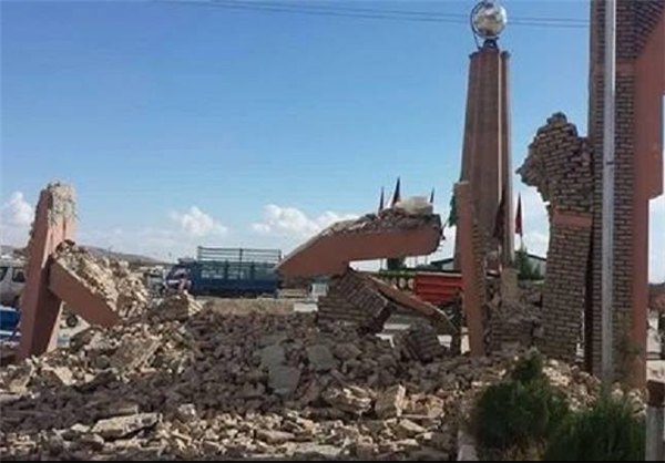 دروازه تاریخی «غزنی» افغانستان قبل و بعد از زلزله + عکس