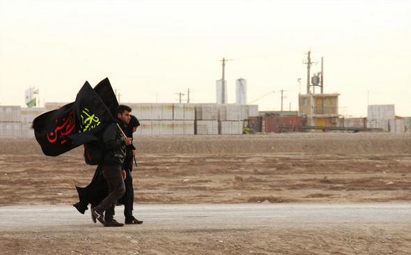 تصاویر : زائران اربعين در مرز شلمچه