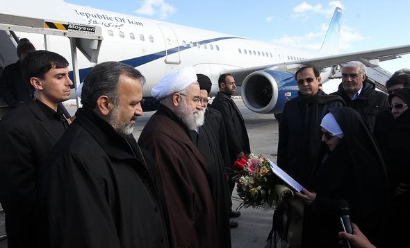 تصاویر : سفر روحانی به مشهد