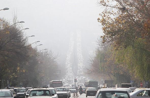 تصاویر : اصفهان در دود