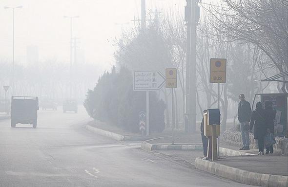 تصاویر : اصفهان در دود