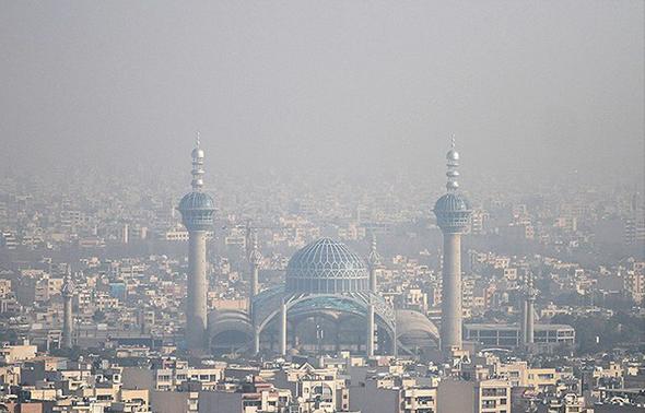 تصاویر : اصفهان در دود