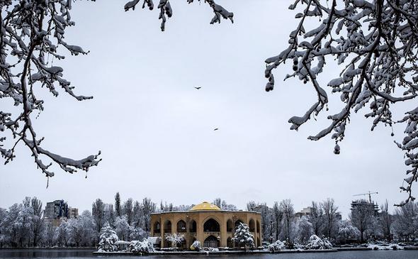 تصاویر : برف بهاری در تبریز و اردبیل