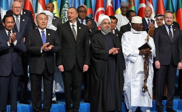تصاویر : روحانی در ﻿اجلاس سران کشورهای اسلامی
