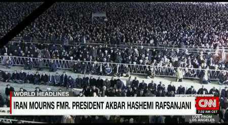 سی ان ان: هاشمی رفسنجانی چهره کلیدی جنبش میانه رو در ایران بود