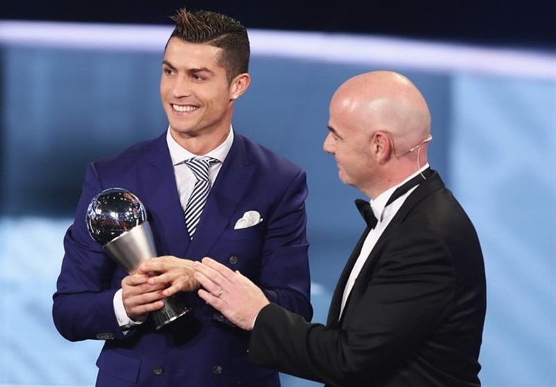 تصاویر : مراسم انتخاب بهترین بازیکن سال فوتبال جهان‎